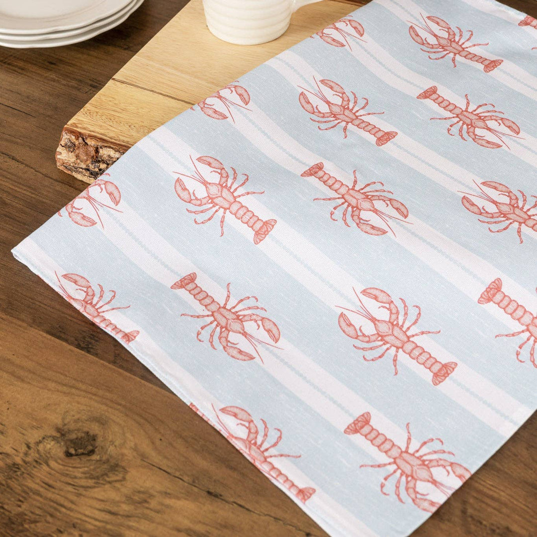 Striped Lobster Tea Towel