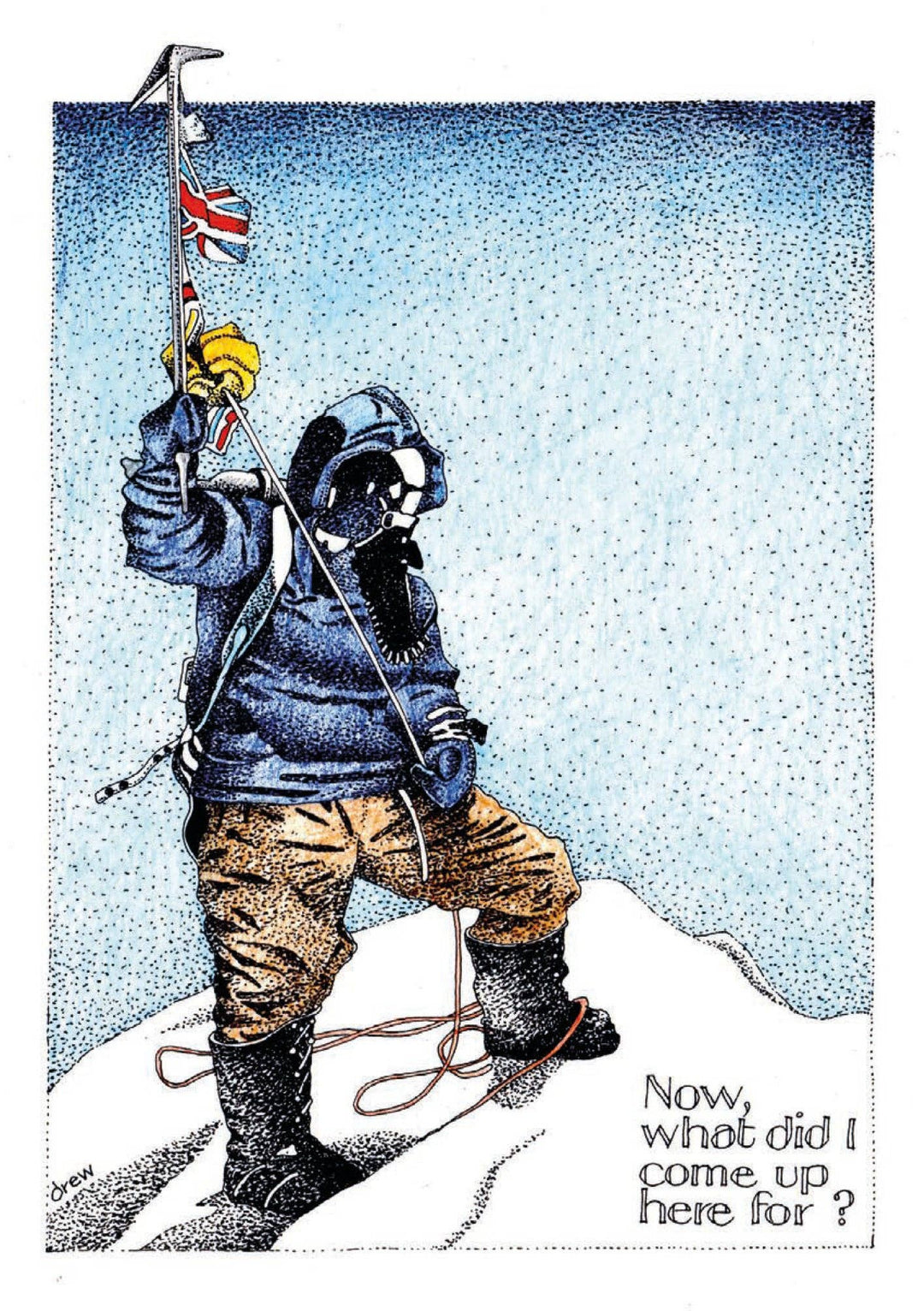 Everest Card by Simon Drew