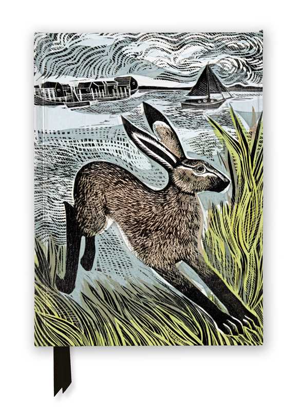 Young Hare Foiled Journal  by Angela Harding