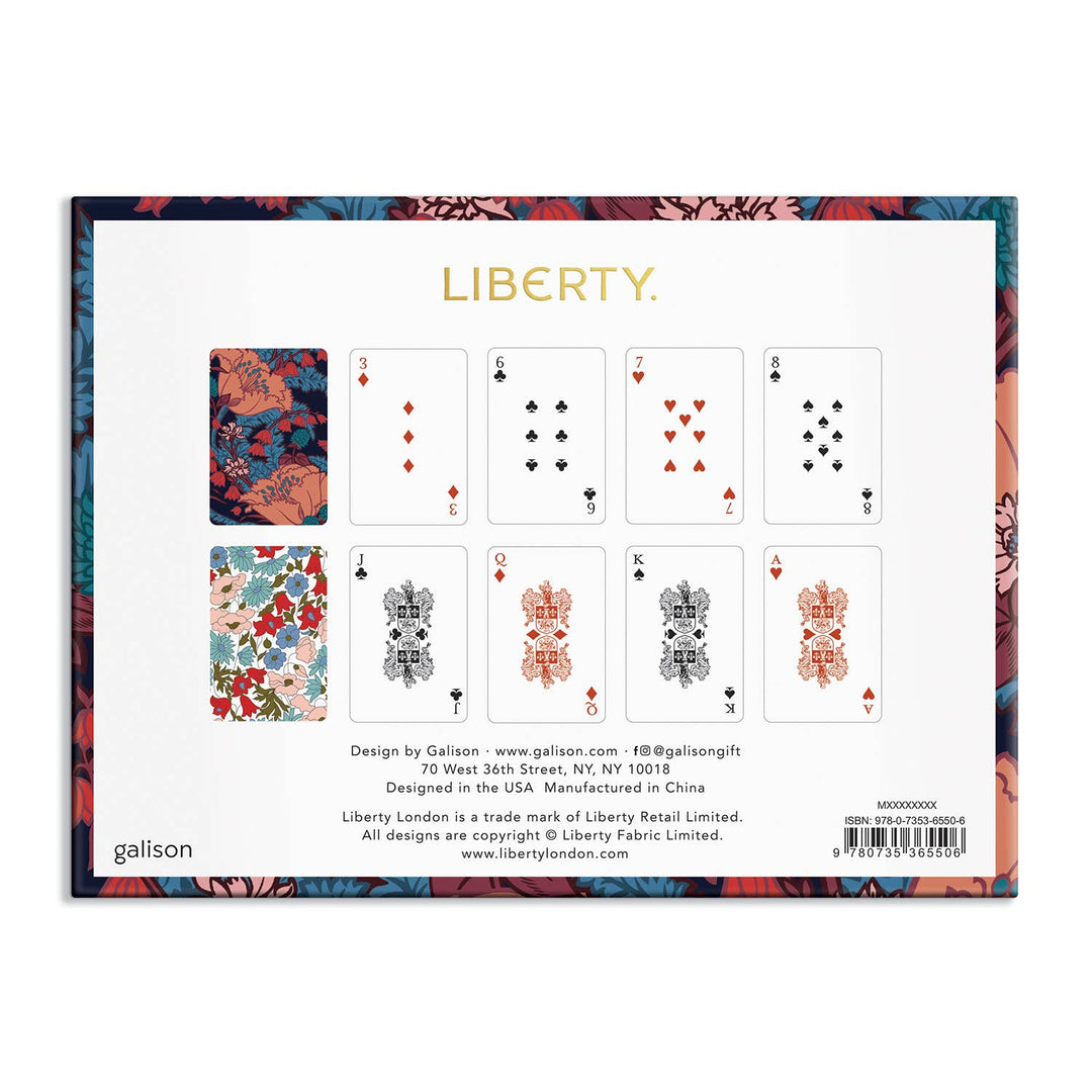 Liberty Floral- Boxed Set of Playing Cards