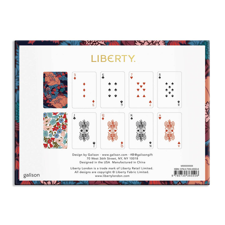 Liberty Floral- Boxed Set of Playing Cards