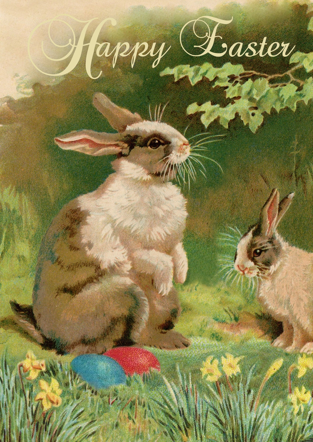 Easter Bunnies Easter Card