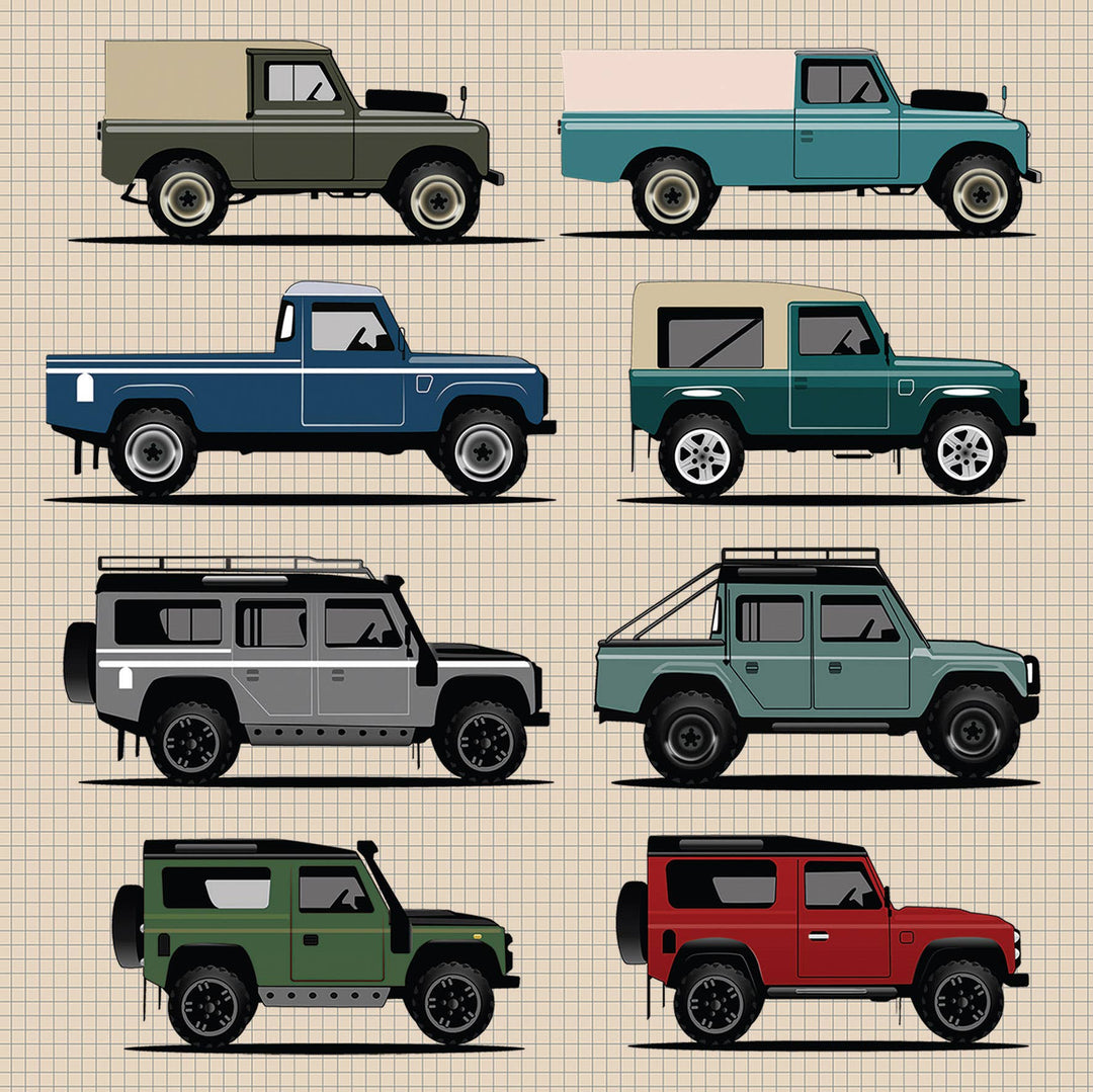 Land Rover Greetings Card
