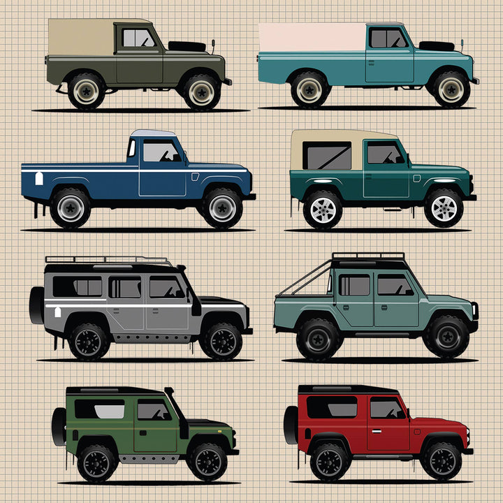 Land Rover Greetings Card