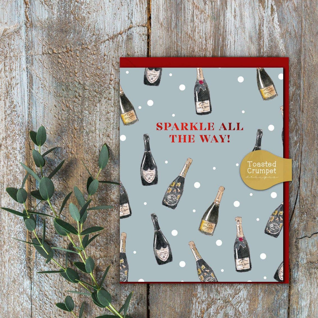 Sparkle All The Way Christmas Card