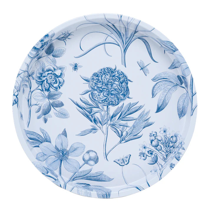 Etchings & Roses Deepwell Tin Tray