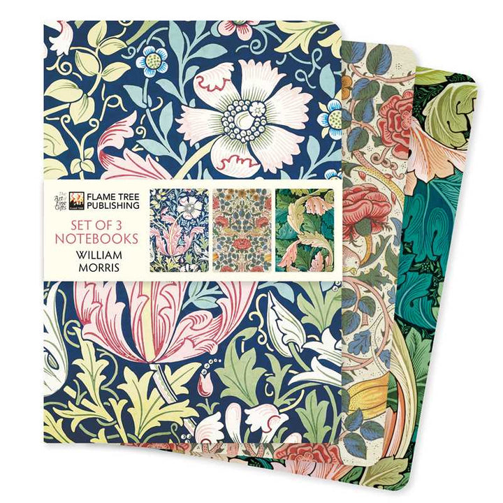 William Morris Set of 3 Standard A5 Notebooks