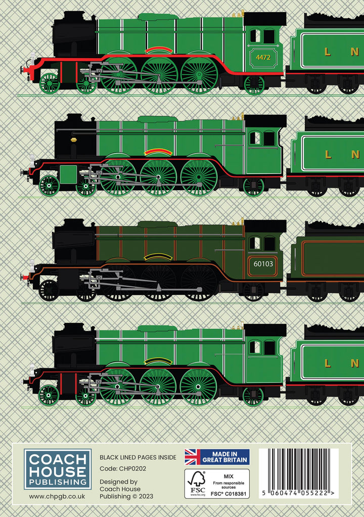 Flying Scotsman Hardcover Notebook