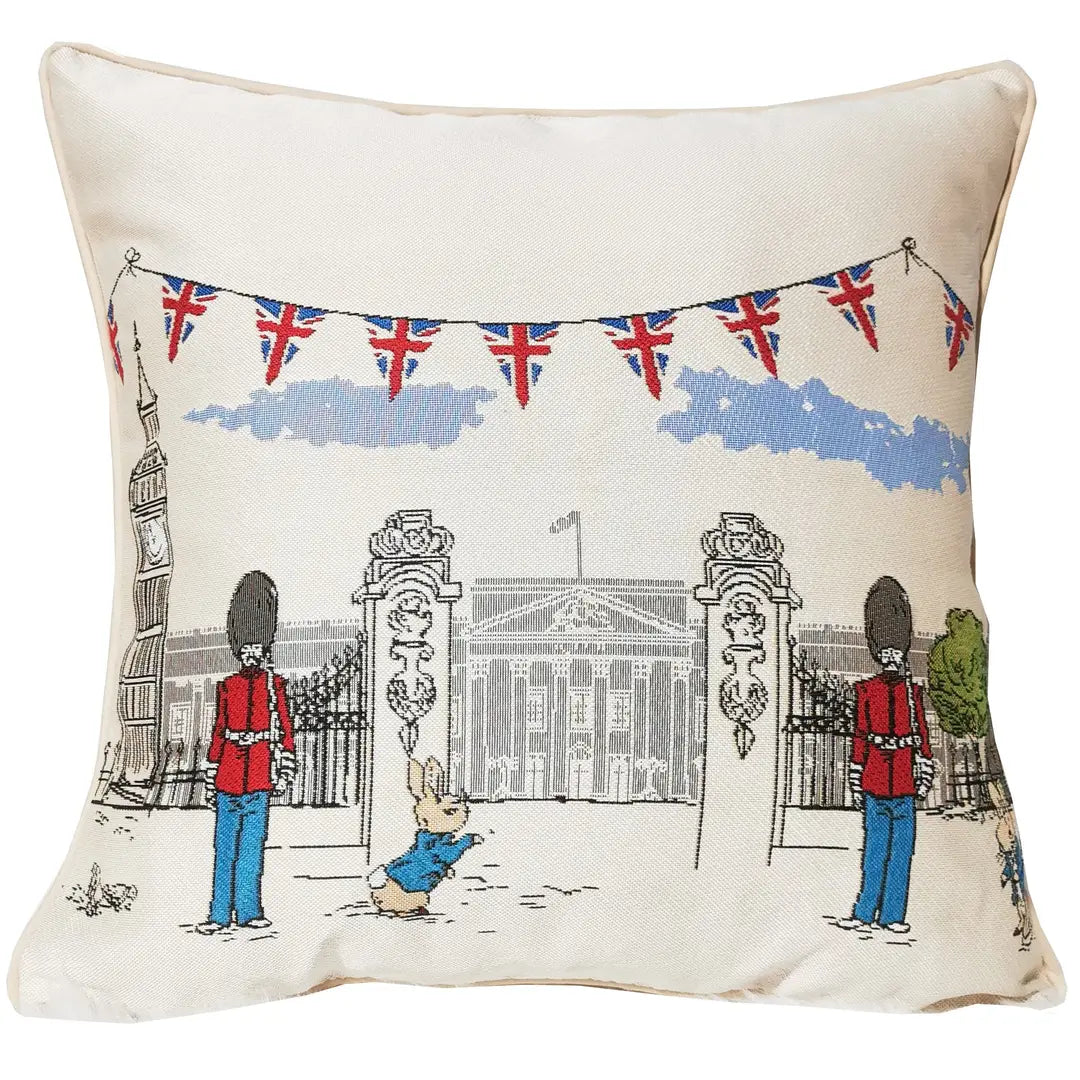 Victorian Peter Rabbit Pillow