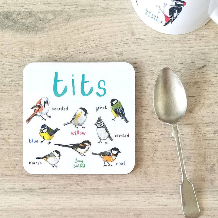 Tits Bird Coaster