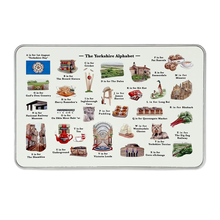 A Very Yorkshire Alphabet Storage Tin