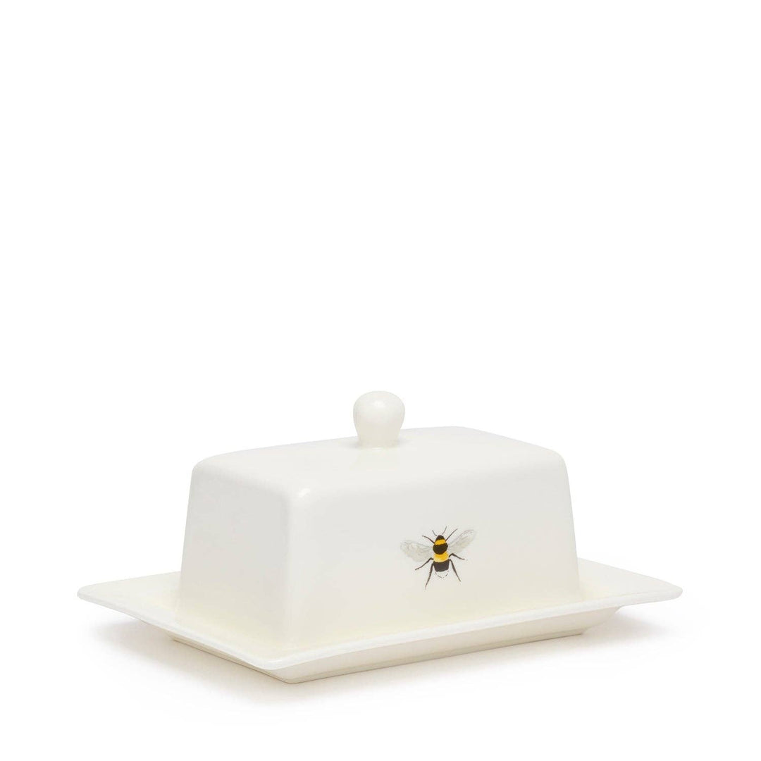 Bees Bone China Butter Dish