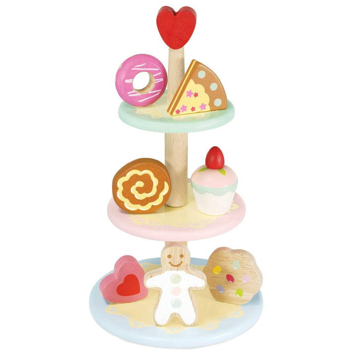 Three Tier Cake Stand with Hearts