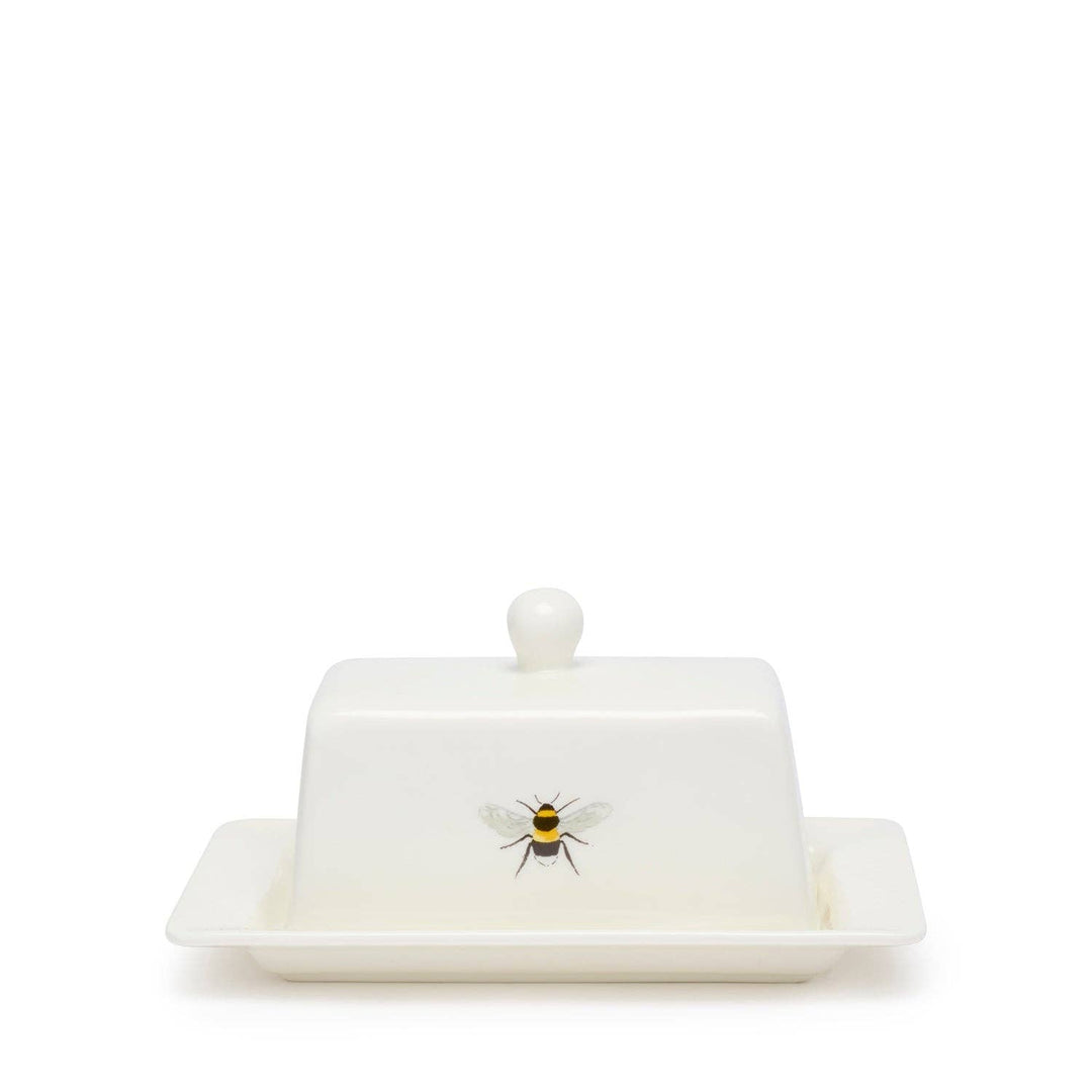 Bees Bone China Butter Dish