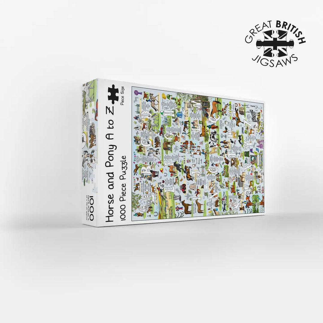 Horse and Pony A to Z 1000 Piece Jigsaw Puzzle
