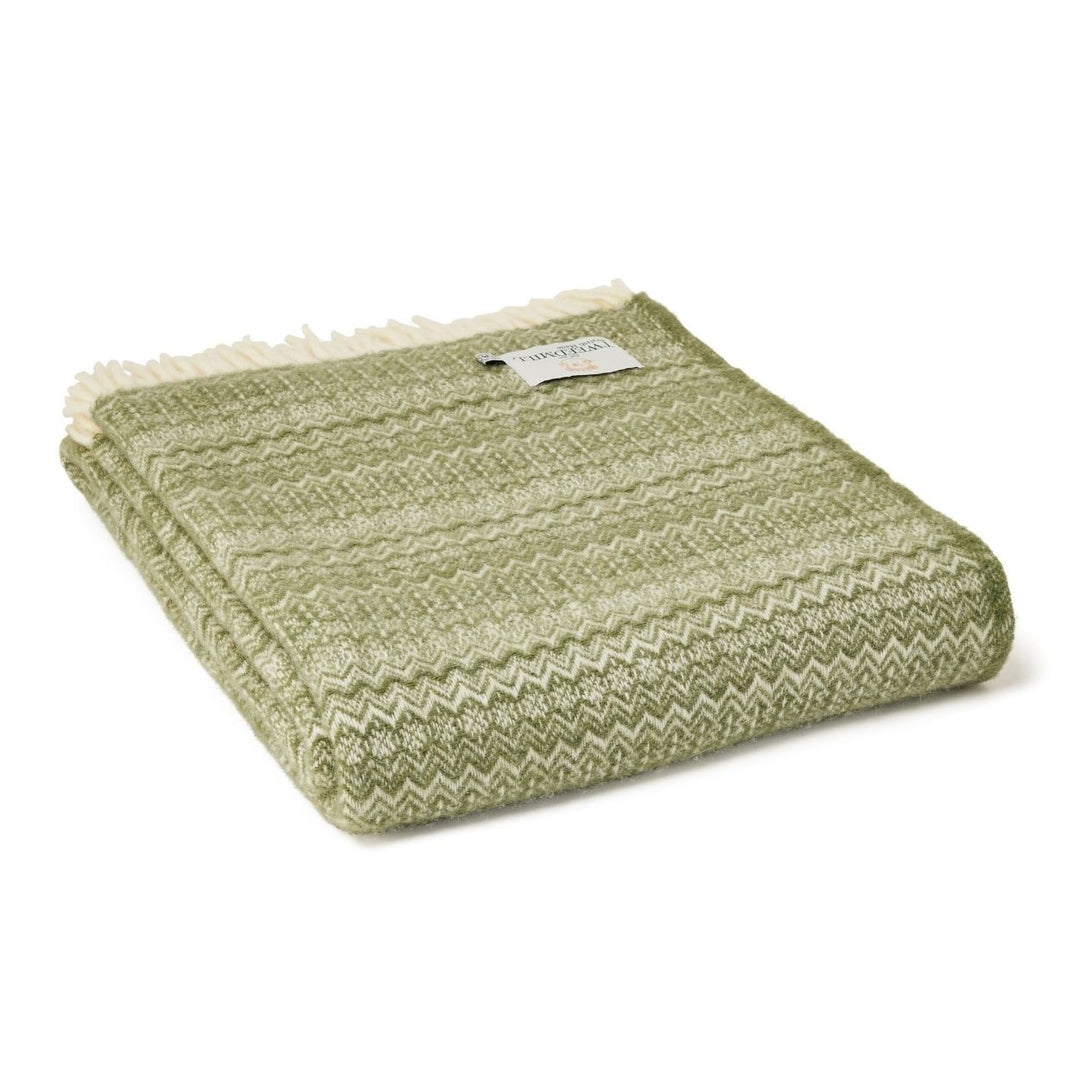 Lifestyle Fair Isle Throw-Sage