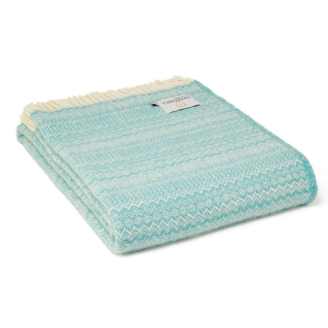 Lifestyle Fair Isle Throw-Spearmint