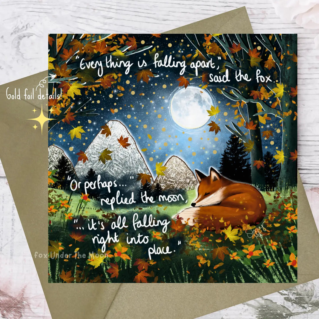 'Falling Apart' Greeting Card