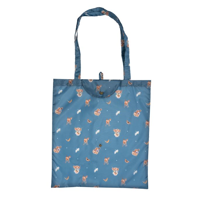 'Farmyard Friends' Cows Foldable Lightweight Shopping Bag