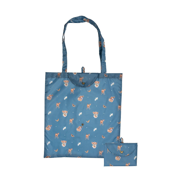 'Farmyard Friends' Cows Foldable Lightweight Shopping Bag