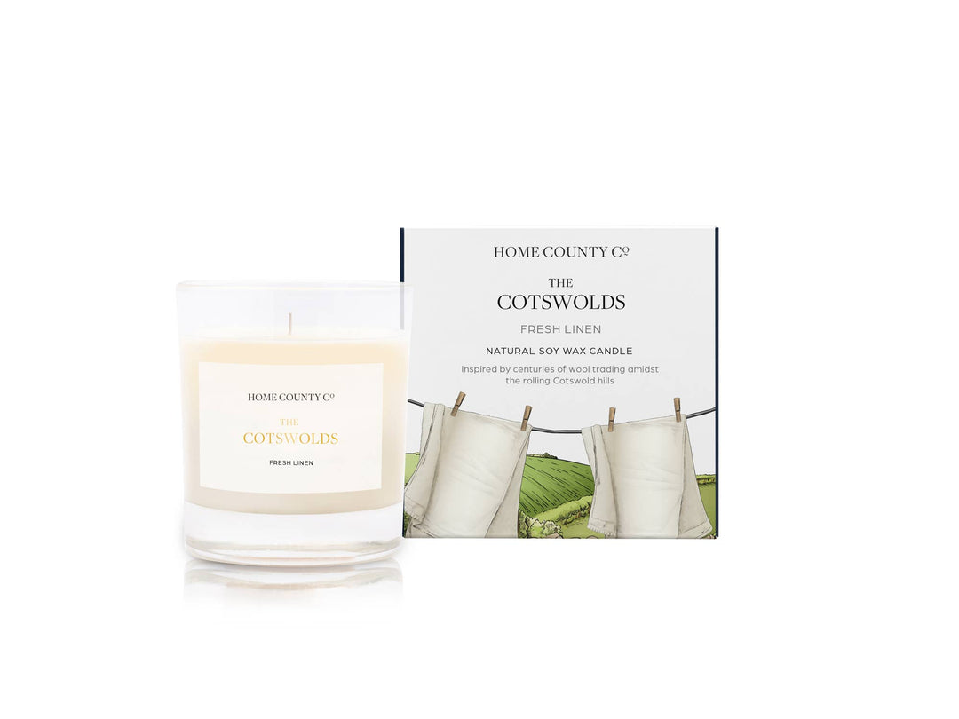 The Cotswolds- Fresh Linen Candle