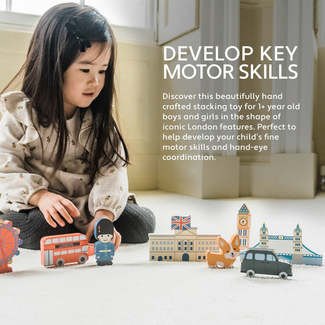 London Wooden Stacking Game