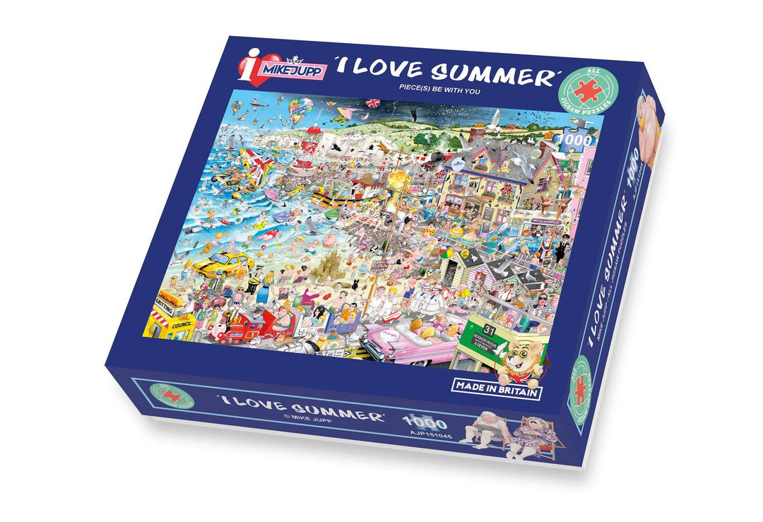 I Love Summer - 1000 Piece Jigsaw Puzzle by Mike Jupp