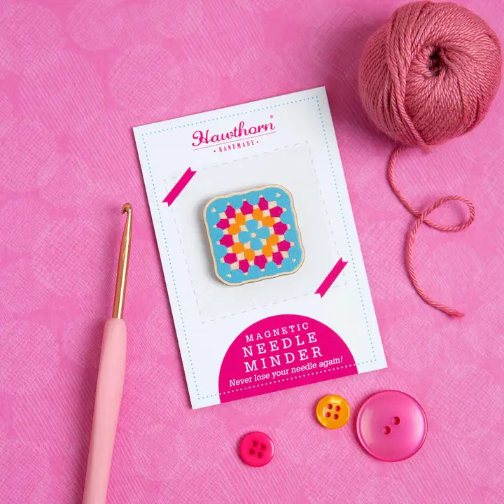 Granny Square Magnetic Needle Holder