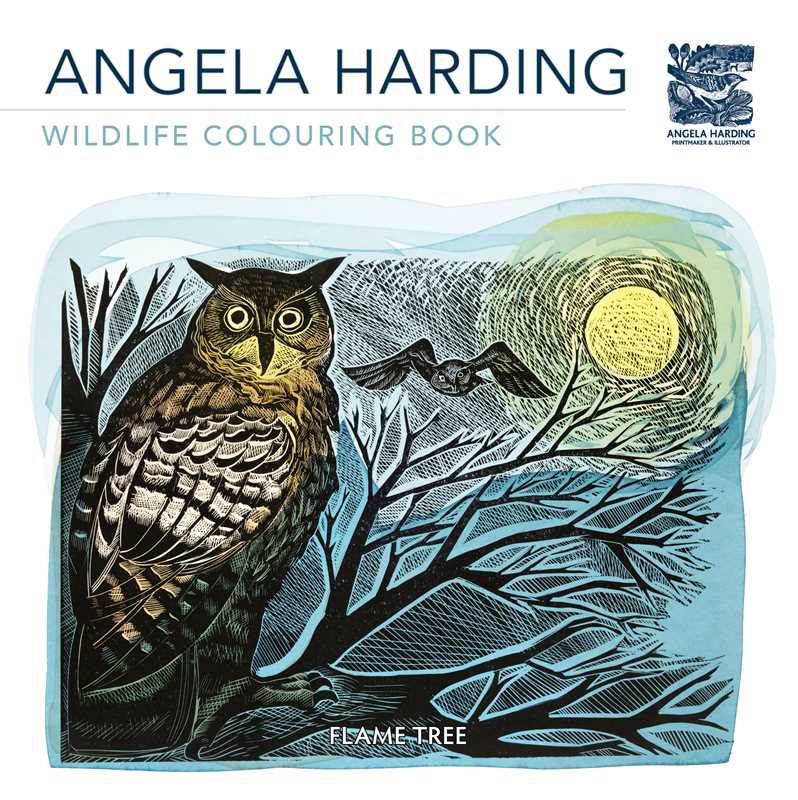 Wildlife Compact Coloring Book by Angela Harding