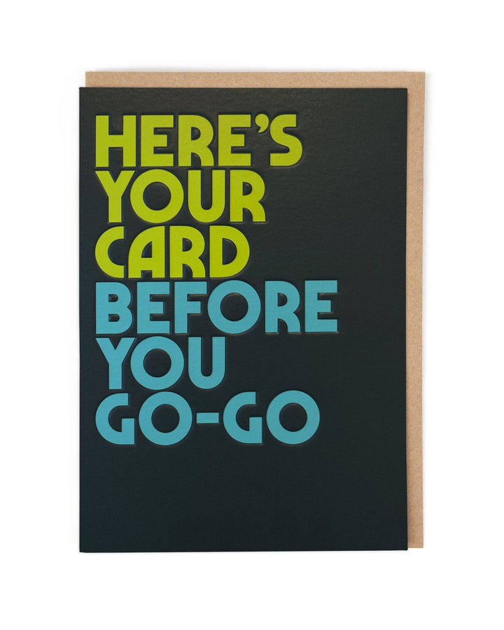Before you Go-Go Card by Twisted Lyrics