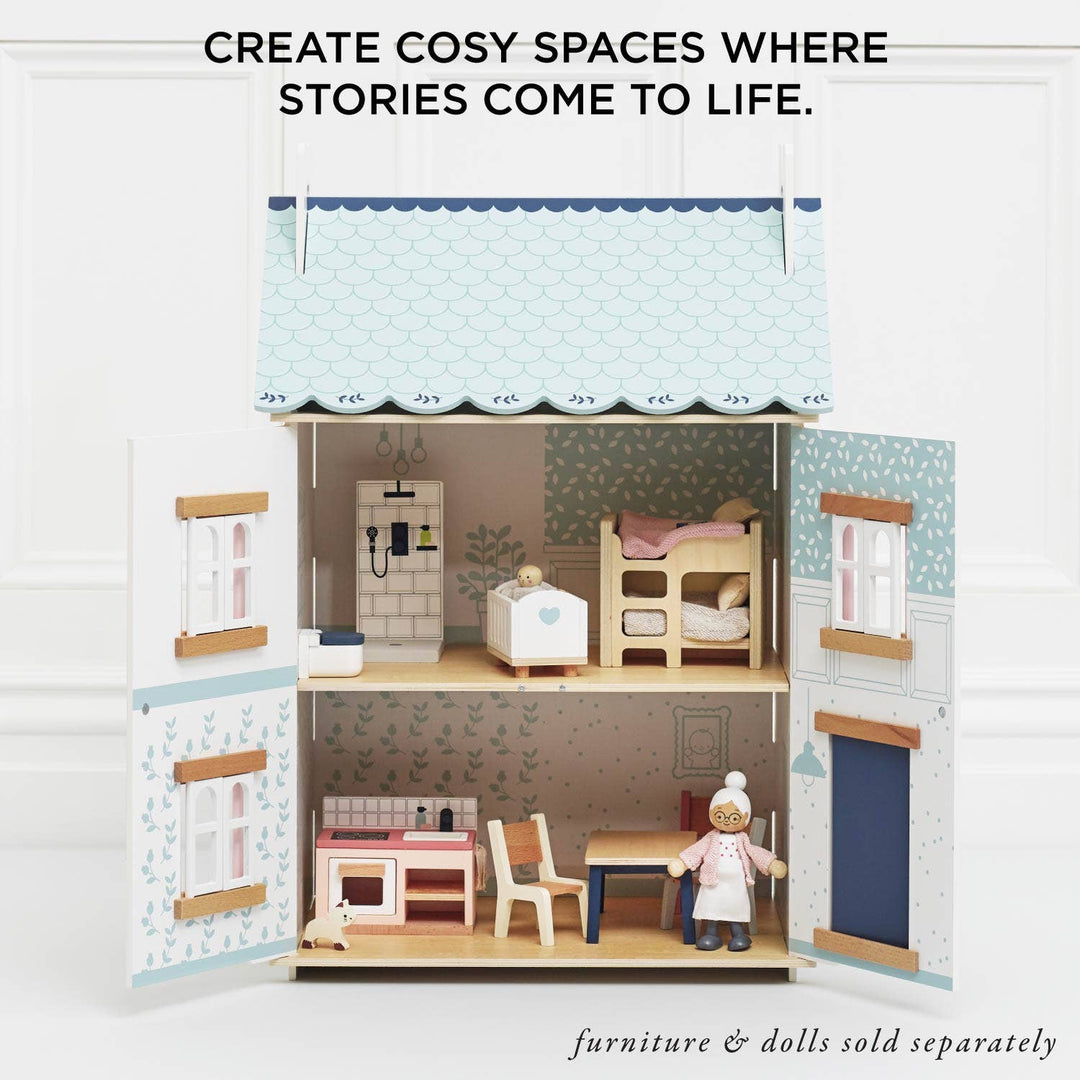 Blue Belle Wooden Dolls House