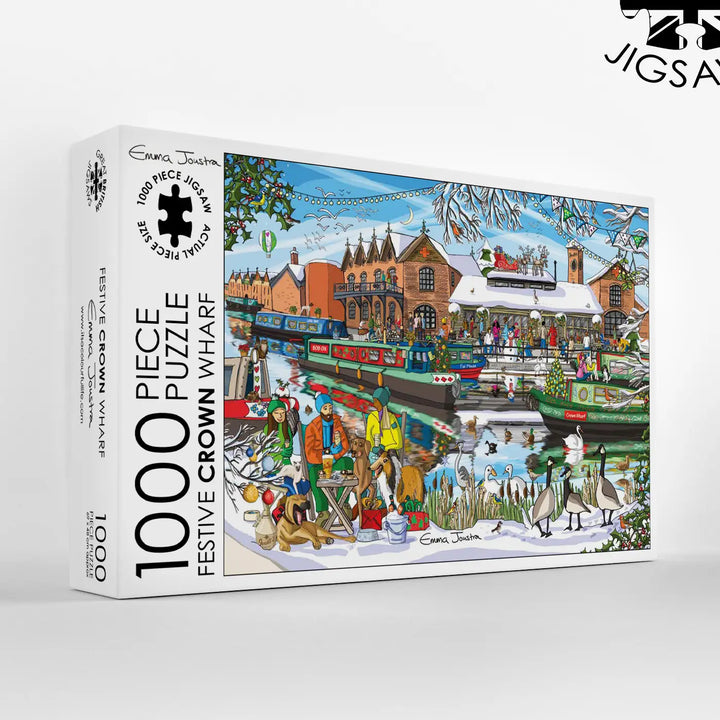 Festive Crown Wharf 1000 Piece Jigsaw Puzzle