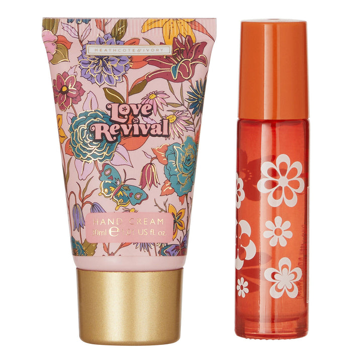 Heathcote & Ivory Love Revival ‘Hippie Power’ Hand Cream & Pulse Point Oil