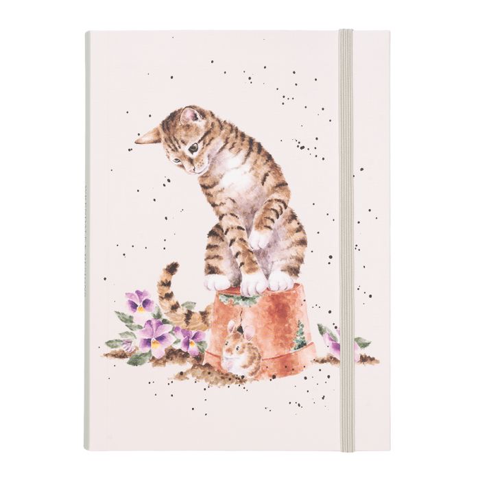 'Hide and Squeak' Cat Flexi Notebook (B6)