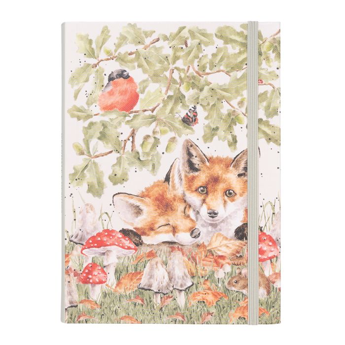 'Under the Oak Tree' Fox Flexi Notebook (B6)