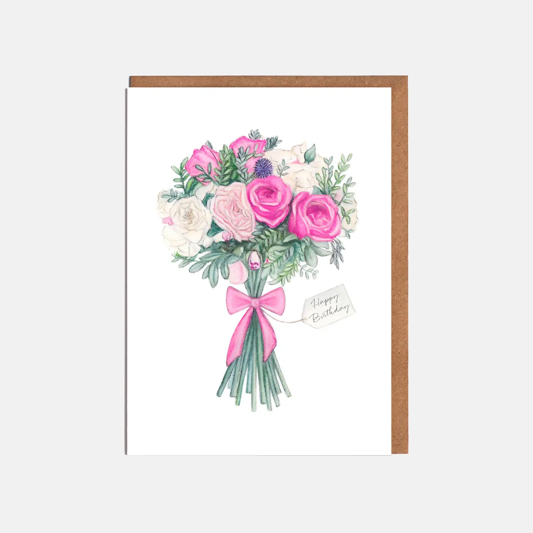 Floral Bouquet Birthday Card