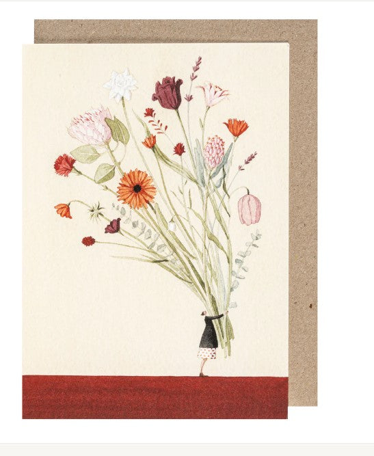Flower Bundle Greeting Card