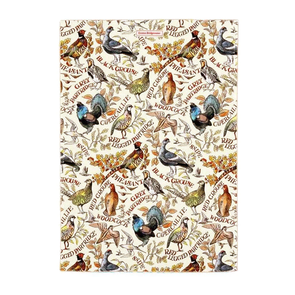 Game Birds Tea Towel