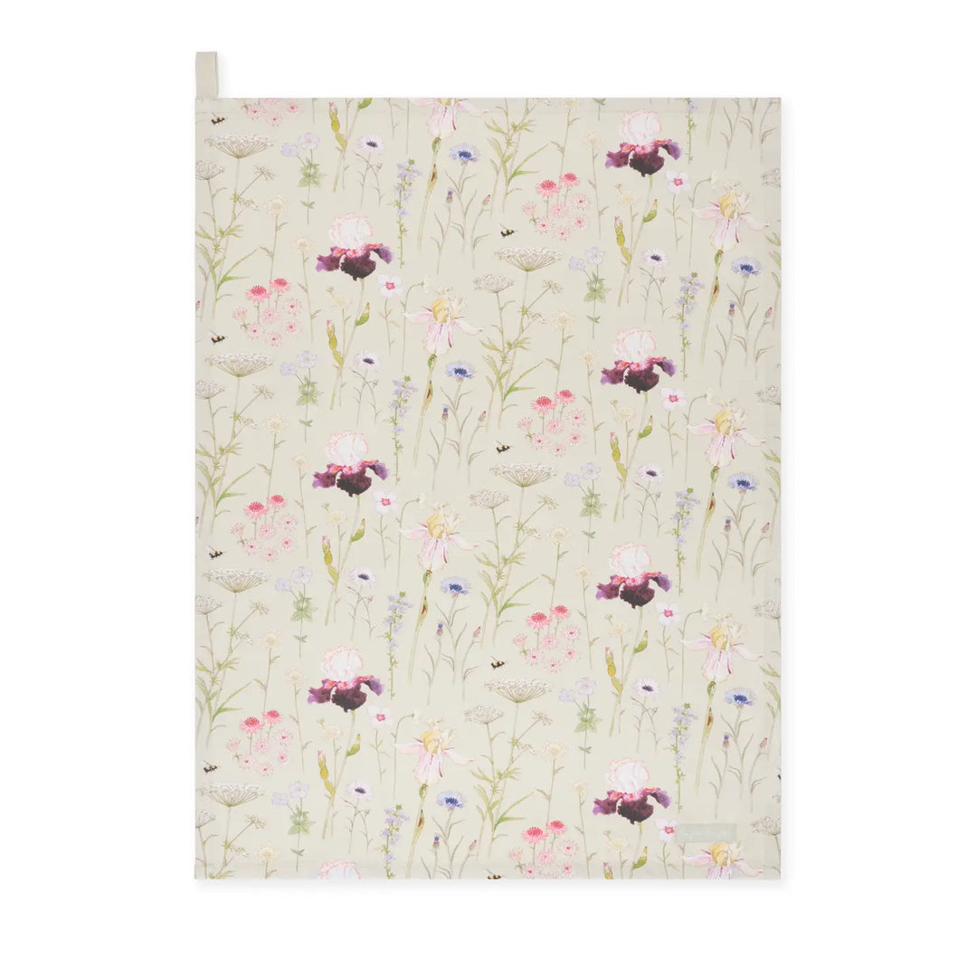 Garden Floral Tea Towel