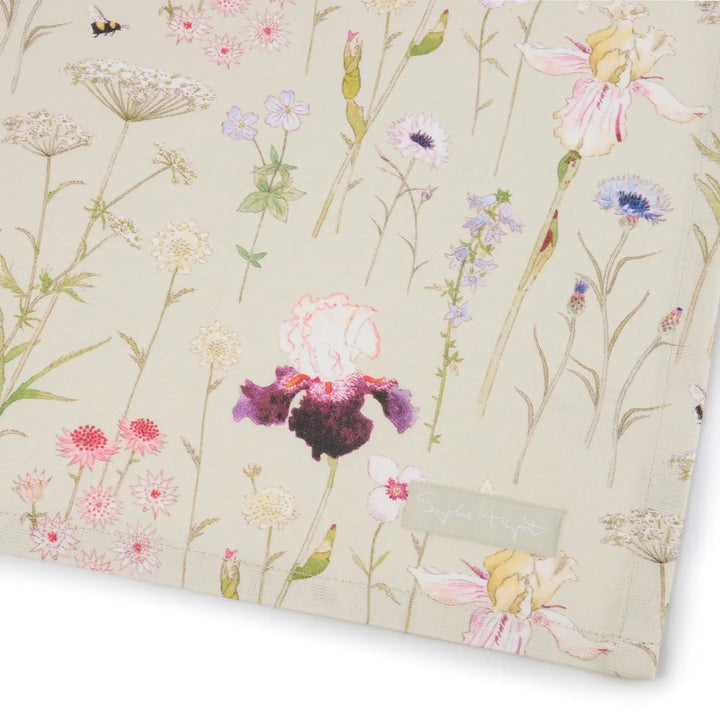 Garden Floral Tea Towel
