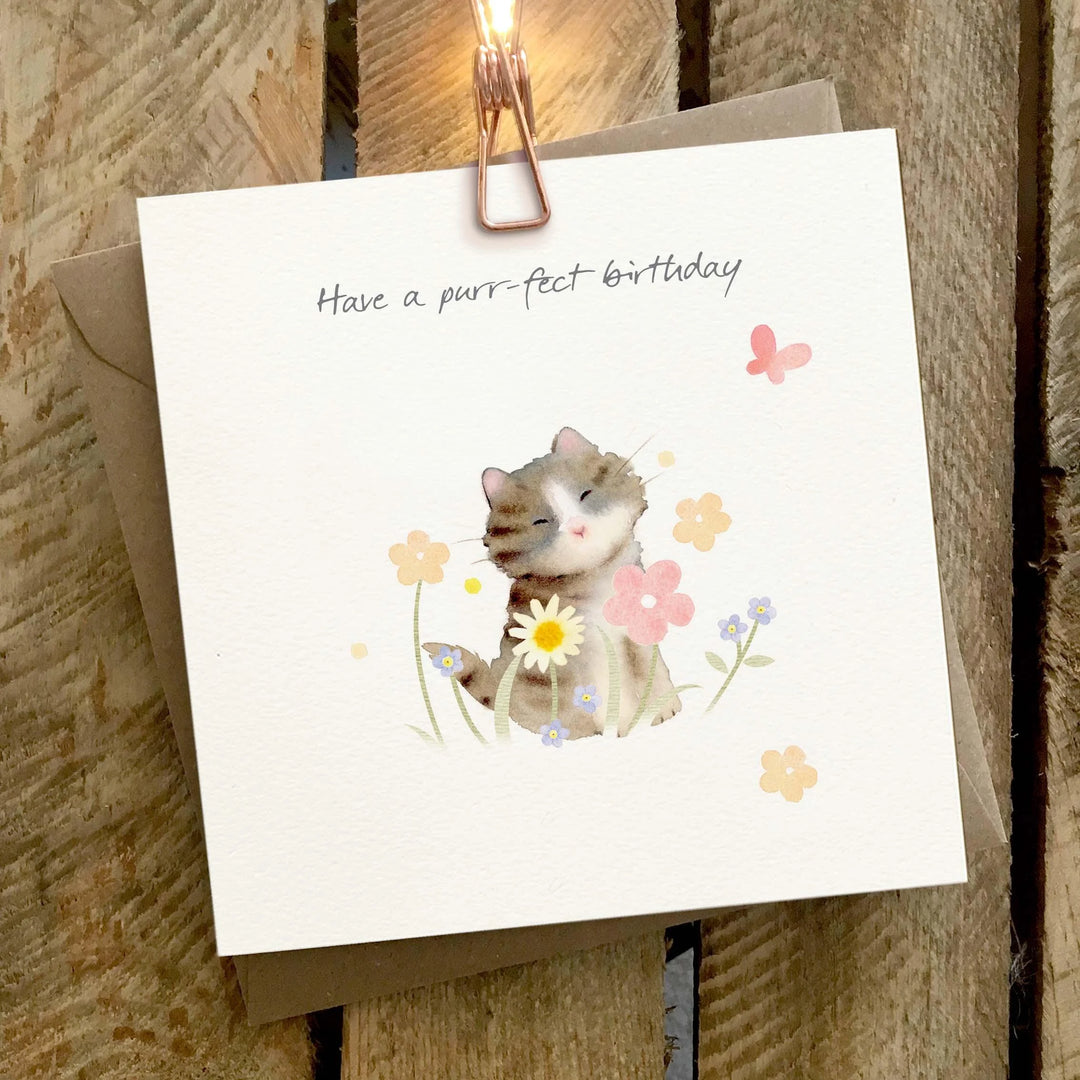 Have a Purr-fect Birthday Greeting Card