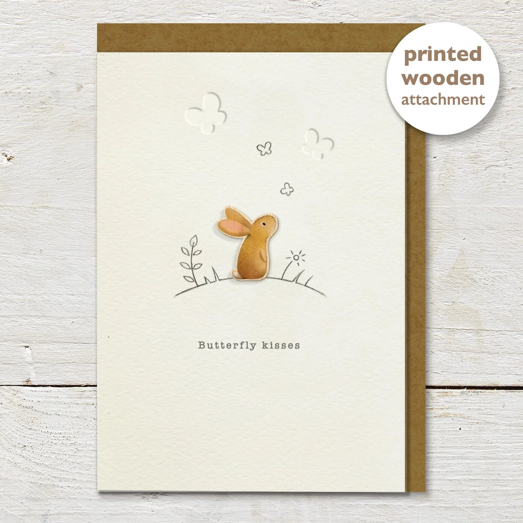Butterfly Kisses Greeting Card