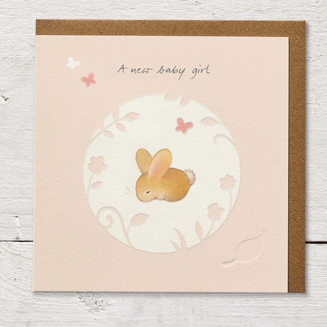 New Baby Girl Greeting Card