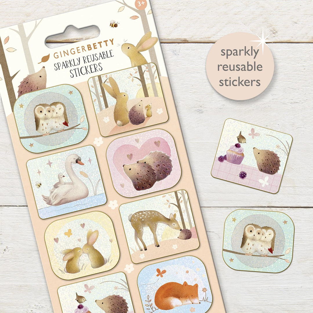 Sparkly Reusable Scenes Sticker Pack