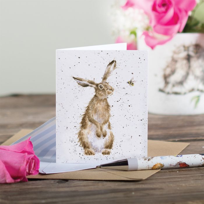 'The Hare and the Bee' Gift Enclosure Card