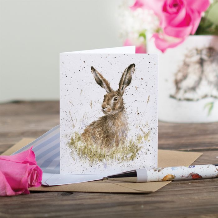 'Into the Wild' Hare Gift Enclosure Card