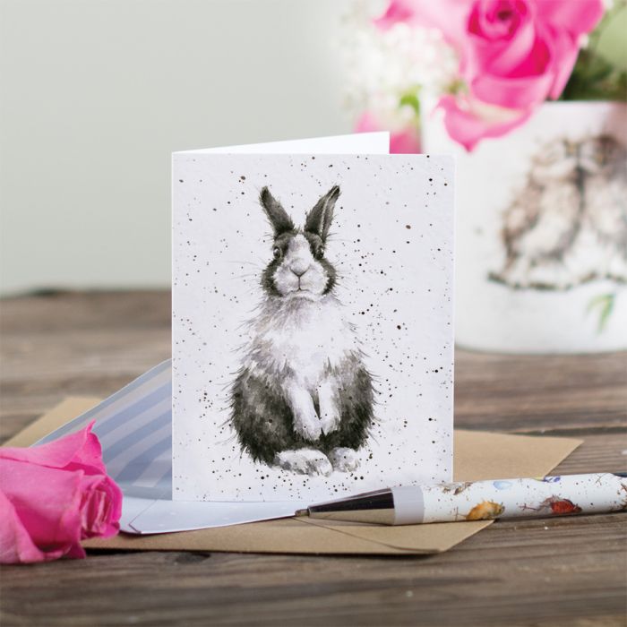 'Hop it!' Rabbit Enclosure Card