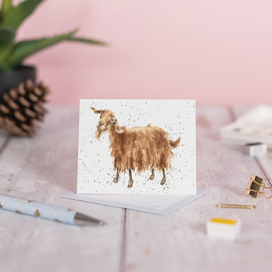 'The Hipster' Goat Gift Enclosure Card