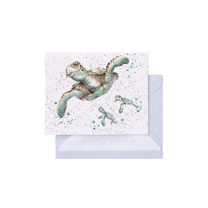 'Swimming School' Turtle Gift Enclosure Card