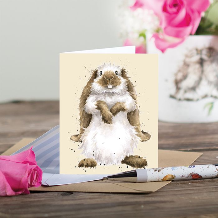 'Earisistible' Rabbit Gift Enclosure Card